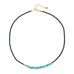 Blue Apatite Silver Necklace