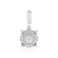 White Sapphire Silver Pendant