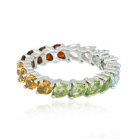 Sky Blue Topaz Silver Ring