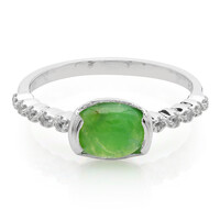 Imperial Chrysoprase Silver Ring