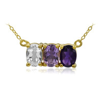 White Topaz Silver Necklace