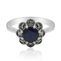 Blue Sapphire Silver Ring