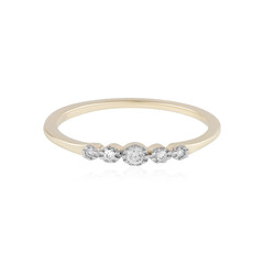 9K SI1 (H) Diamond Gold Ring