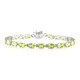 Peridot Silver Bracelet