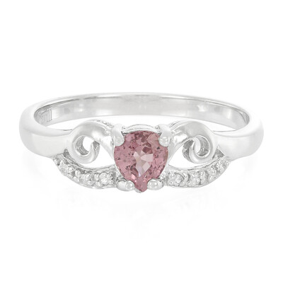 Padparadscha Sapphire Silver Ring