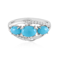 Sleeping Beauty Turquoise Silver Ring (Faszination Türkis)