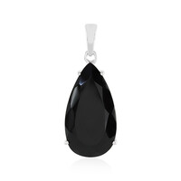 Black Onyx Silver Pendant