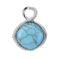 Turquoise Silver Pendant