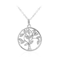 I3 (I) Diamond Silver Necklace