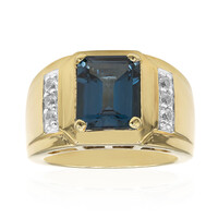 London Blue Topaz Silver Ring
