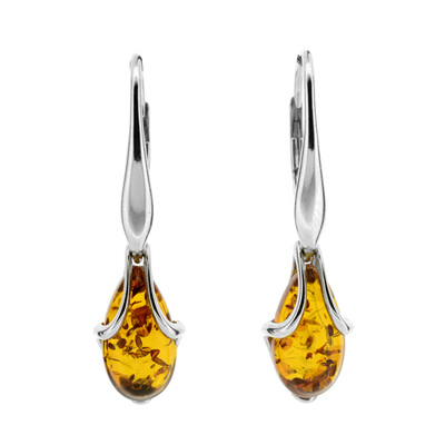 Baltic Amber Silver Earrings (dagen)