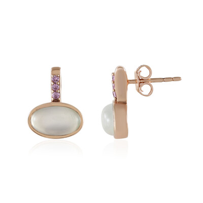 White Moonstone Silver Earrings (KM by Juwelo)