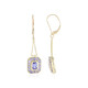 9K Tanzanite Gold Earrings (KM by Juwelo)