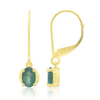 9K Grandidierite Gold Earrings