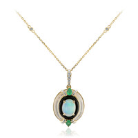 14K Mother of Pearl Gold Necklace (CIRARI)