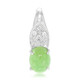 Imperial Chrysoprase Silver Pendant
