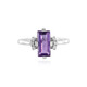 Moroccan Amethyst Silver Ring