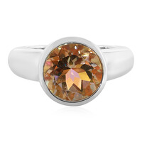 Luna Quartz Silver Ring
