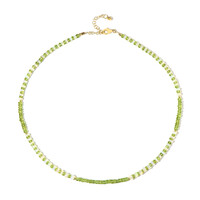 Peridot Silver Necklace