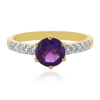 Amethyst Silver Ring