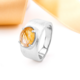 Rutile Quartz Silver Ring