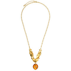 Baltic Amber Silver Necklace