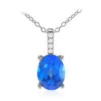 INDIGO BLUE TOPAZ Silver Necklace