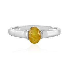 Madagascar Yellow Sapphire Silver Ring