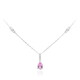 14K Pink Sapphire Gold Necklace (CIRARI)
