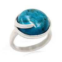 Kingman Blue Mojave Turquoise Silver Ring (Faszination Türkis)