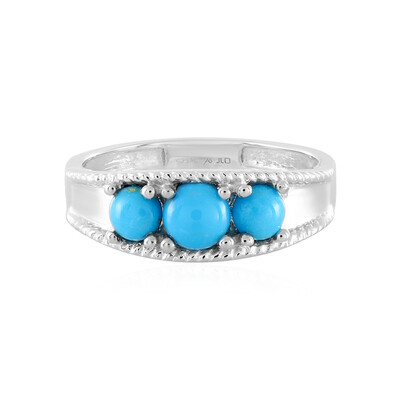 Sleeping Beauty Turquoise Silver Ring (Anne Bever)