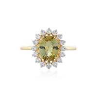 14K Yellow Tanzanite Gold Ring