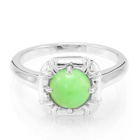 Imperial Chrysoprase Silver Ring
