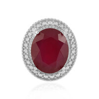 Madagascar Ruby Silver Pendant