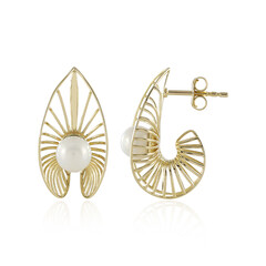 9K Freshwater pearl Gold Earrings (Ornaments by de Melo)