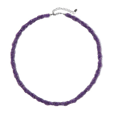 Amethyst Silver Necklace