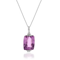 14K Patroke Kunzite Gold Necklace (CIRARI)
