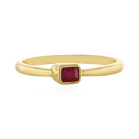 Mozambique Ruby Silver Ring