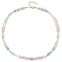 Fancy Beryl Silver Necklace (Riya)