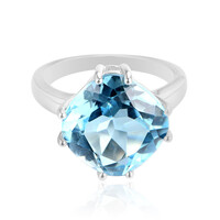 Sky Blue Topaz Silver Ring