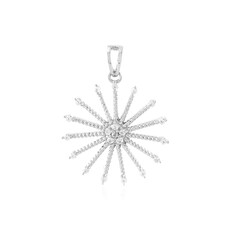 Zircon Silver Pendant