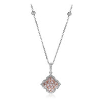 14K I1 Pink Diamond Gold Necklace (CIRARI)