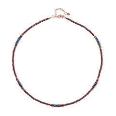 Mystic Hematite Silver Necklace
