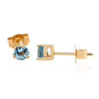 Swiss Blue Topaz Silver Earrings