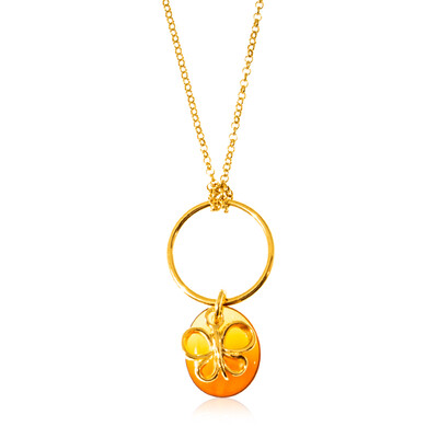 Baltic Amber Silver Necklace (dagen)