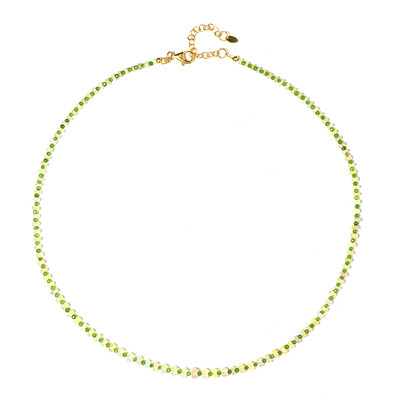 Russian Diopside Silver Necklace