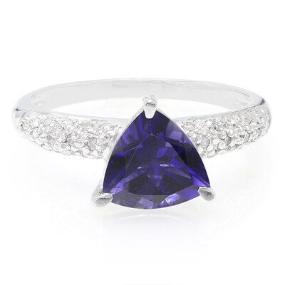 Ceylon Iolite Silver Ring