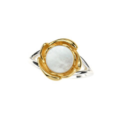 Mother of Pearl Silver Ring