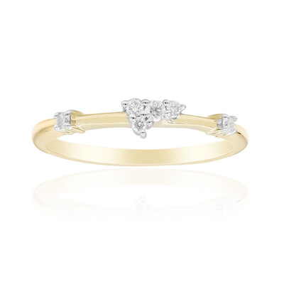 9K SI1 (G) Diamond Gold Ring (Annette)
