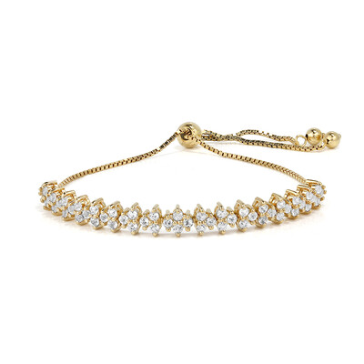 White Topaz Silver Bracelet